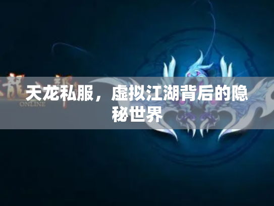 天龙私服，虚拟江湖背后的隐秘世界