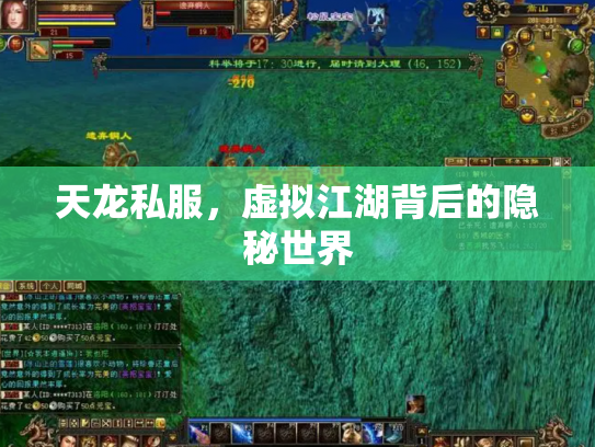 天龙私服，虚拟江湖背后的隐秘世界