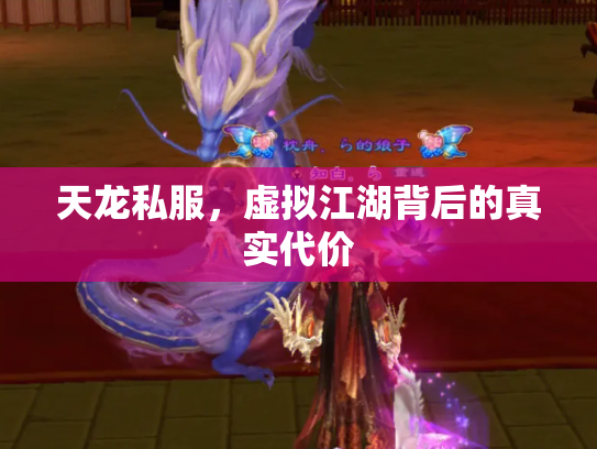 天龙私服，虚拟江湖背后的真实代价