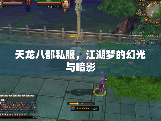 天龙八部私服，江湖梦的幻光与暗影