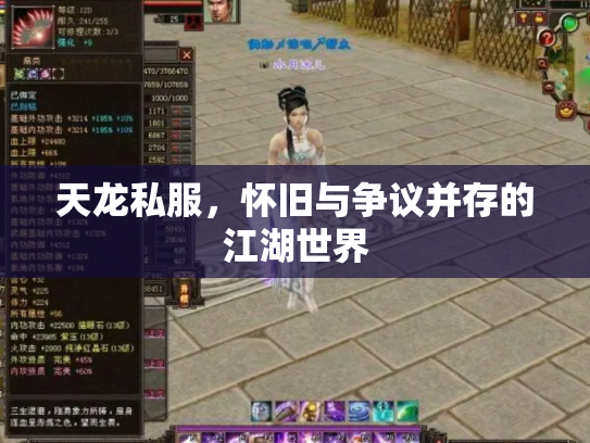 天龙私服，怀旧与争议并存的江湖世界