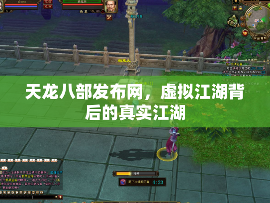 天龙八部发布网，虚拟江湖背后的真实江湖