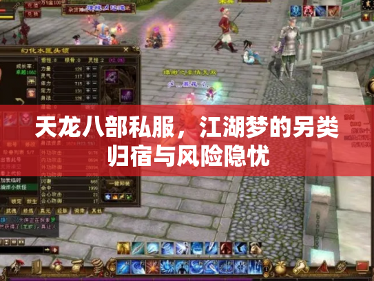 天龙八部私服，江湖梦的另类归宿与风险隐忧