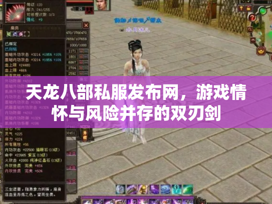 天龙八部私服发布网，游戏情怀与风险并存的双刃剑