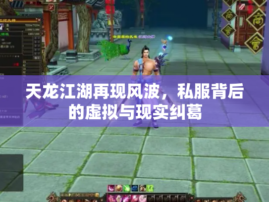 天龙江湖再现风波，私服背后的虚拟与现实纠葛