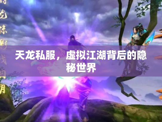 天龙私服，虚拟江湖背后的隐秘世界