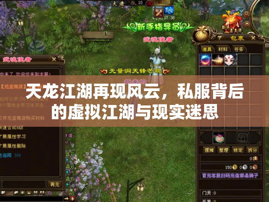 天龙江湖再现风云，私服背后的虚拟江湖与现实迷思