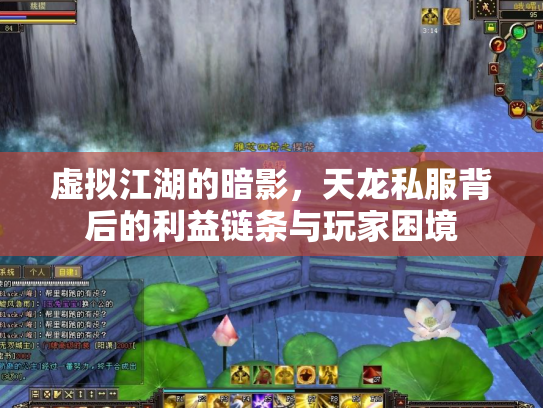 虚拟江湖的暗影，天龙私服背后的利益链条与玩家困境