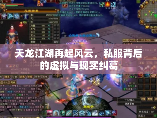 天龙江湖再起风云，私服背后的虚拟与现实纠葛