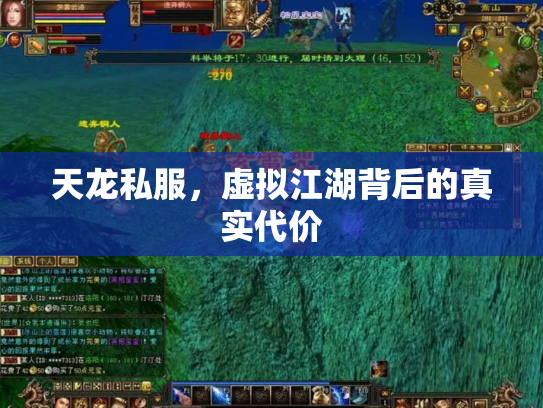 天龙私服，虚拟江湖背后的真实代价