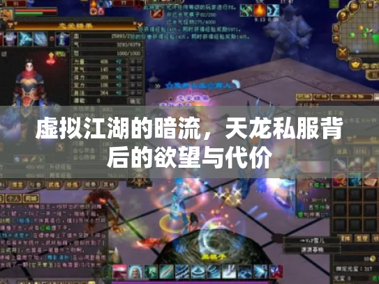 虚拟江湖的暗流，天龙私服背后的欲望与代价