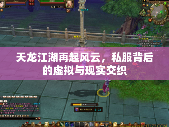 天龙江湖再起风云，私服背后的虚拟与现实交织