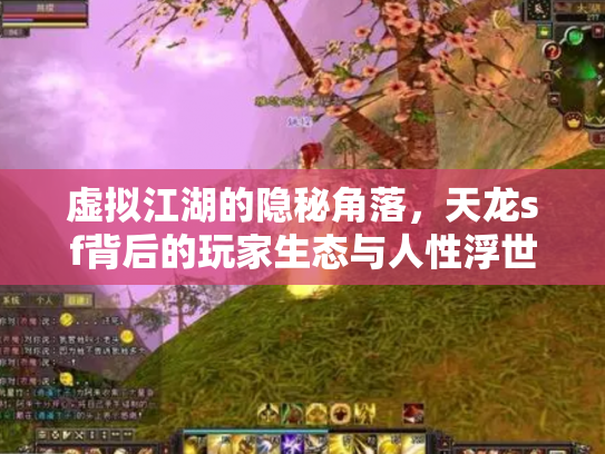 虚拟江湖的隐秘角落，天龙sf背后的玩家生态与人性浮世绘
