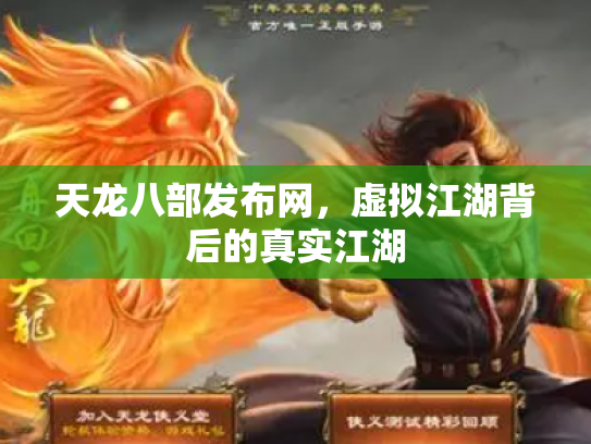天龙八部发布网，虚拟江湖背后的真实江湖