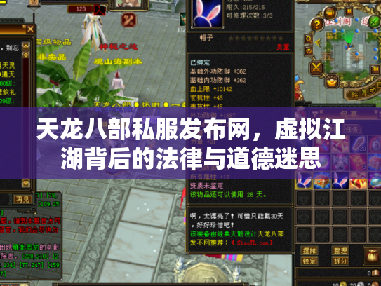 天龙八部私服发布网，虚拟江湖背后的法律与道德迷思