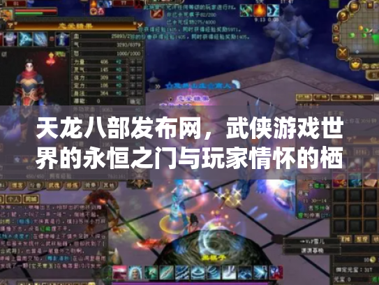 天龙八部发布网，武侠游戏世界的永恒之门与玩家情怀的栖息地
