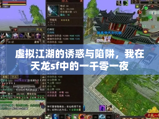 虚拟江湖的诱惑与陷阱，我在天龙sf中的一千零一夜
