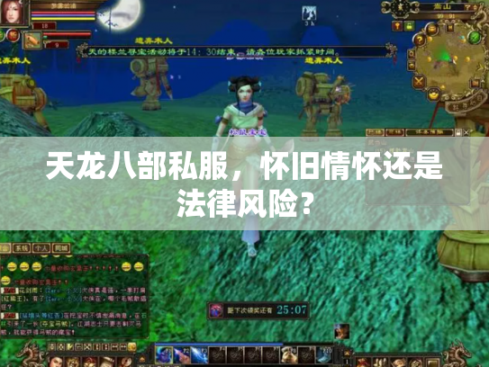 天龙八部私服，怀旧情怀还是法律风险？