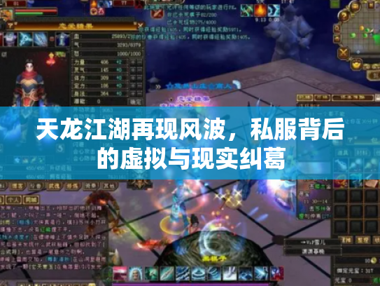 天龙江湖再现风波，私服背后的虚拟与现实纠葛