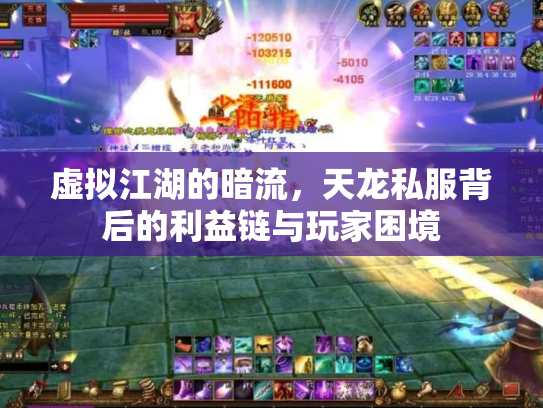 虚拟江湖的暗流，天龙私服背后的利益链与玩家困境