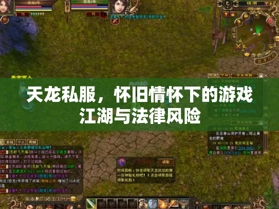 天龙私服，怀旧情怀下的游戏江湖与法律风险