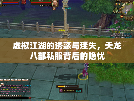 虚拟江湖的诱惑与迷失，天龙八部私服背后的隐忧
