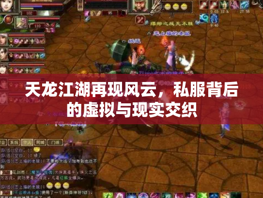 天龙江湖再现风云，私服背后的虚拟与现实交织