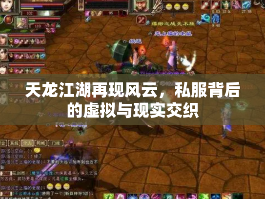 天龙江湖再现风云，私服背后的虚拟与现实交织
