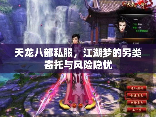 天龙八部私服，江湖梦的另类寄托与风险隐忧