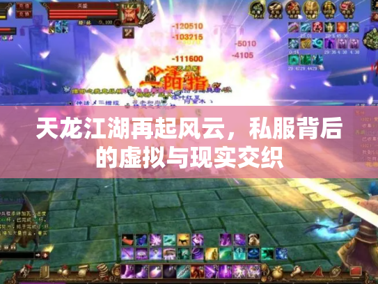天龙江湖再起风云，私服背后的虚拟与现实交织