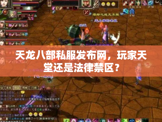 天龙八部私服发布网，玩家天堂还是法律禁区？