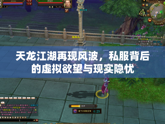 天龙江湖再现风波，私服背后的虚拟欲望与现实隐忧