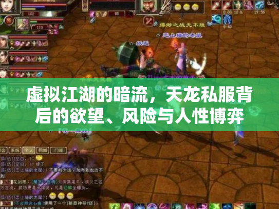 虚拟江湖的暗流，天龙私服背后的欲望、风险与人性博弈