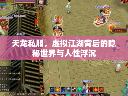 天龙私服，虚拟江湖背后的隐秘世界与人性浮沉