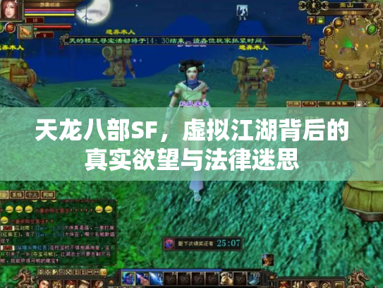 天龙八部SF，虚拟江湖背后的真实欲望与法律迷思
