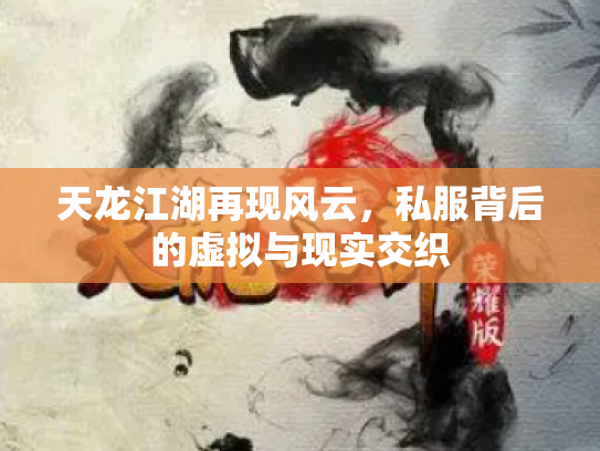 天龙江湖再现风云，私服背后的虚拟与现实交织