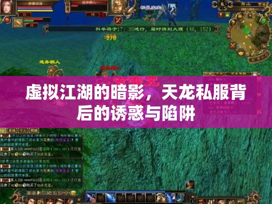 虚拟江湖的暗影，天龙私服背后的诱惑与陷阱