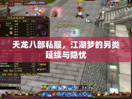 天龙八部私服，江湖梦的另类延续与隐忧
