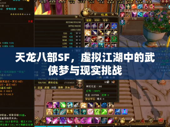 天龙八部SF，虚拟江湖中的武侠梦与现实挑战