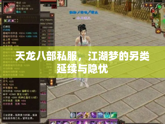 天龙八部私服，江湖梦的另类延续与隐忧