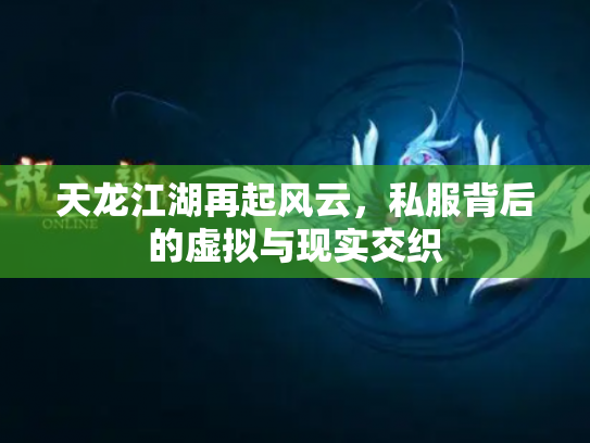 天龙江湖再起风云，私服背后的虚拟与现实交织