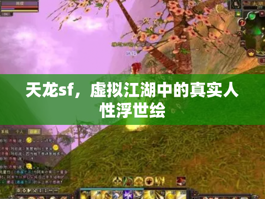 天龙sf，虚拟江湖中的真实人性浮世绘