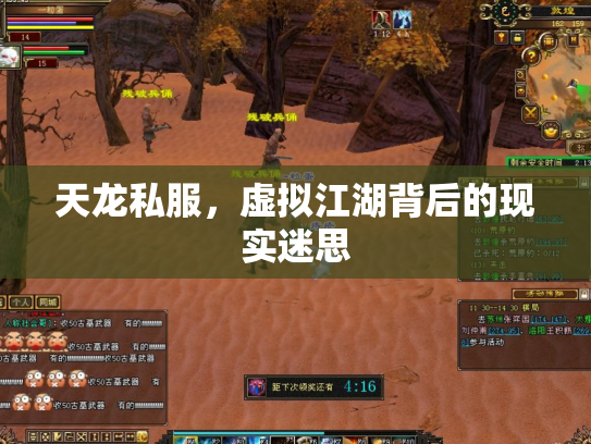 天龙私服，虚拟江湖背后的现实迷思