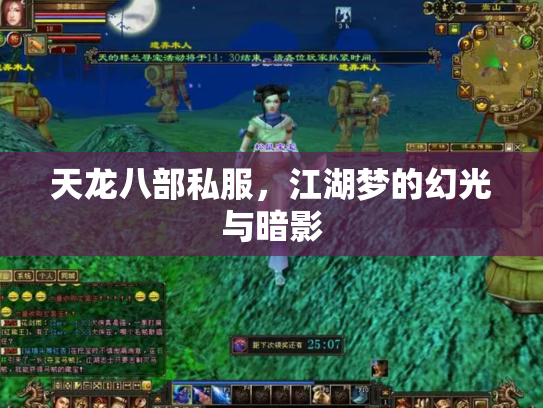 天龙八部私服，江湖梦的幻光与暗影