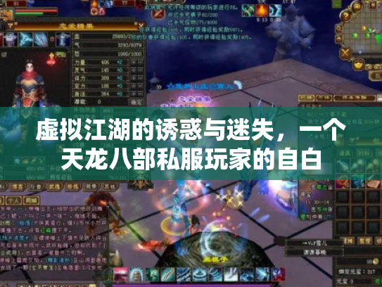 虚拟江湖的诱惑与迷失，一个天龙八部私服玩家的自白