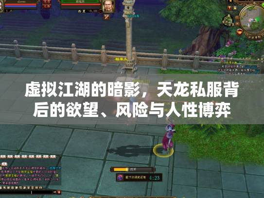 虚拟江湖的暗影，天龙私服背后的欲望、风险与人性博弈
