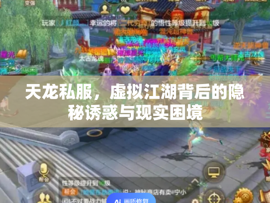 天龙私服，虚拟江湖背后的隐秘诱惑与现实困境