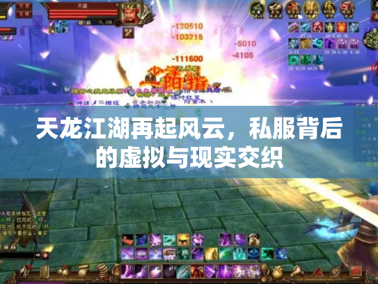 天龙江湖再起风云，私服背后的虚拟与现实交织