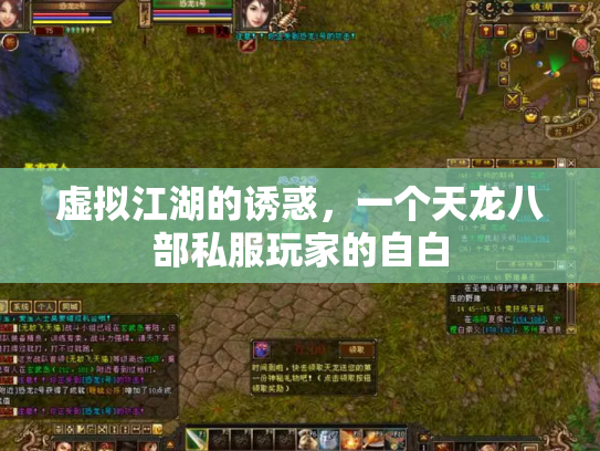 虚拟江湖的诱惑，一个天龙八部私服玩家的自白