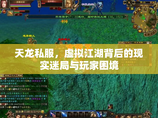 天龙私服，虚拟江湖背后的现实迷局与玩家困境